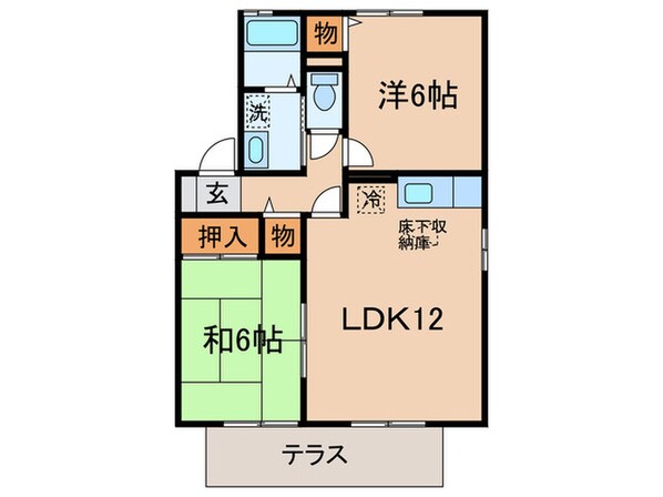 太陽ヶ丘の物件間取画像